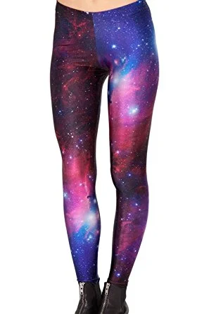 Galaxy Leggings Fashionable Stretchy Fit Leggings
