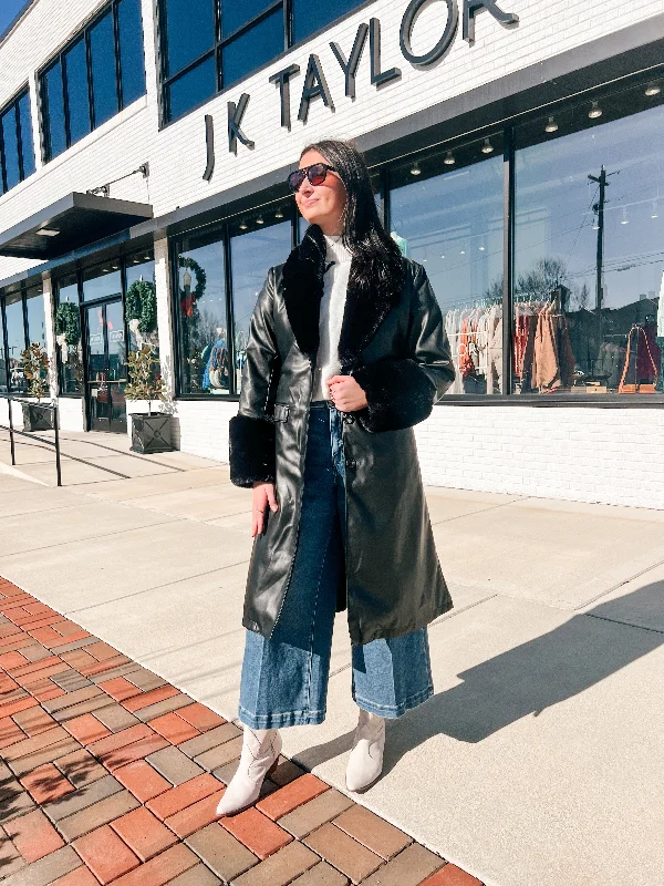 Laya Coat Hooded Caped Scarf