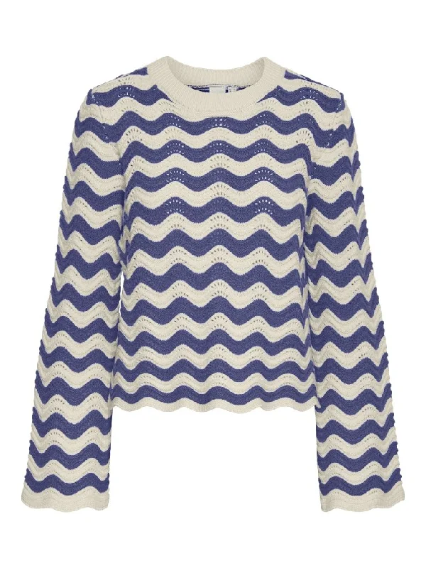 YAS Bertha - Strikket pullover Slouchy Comfort Pullover