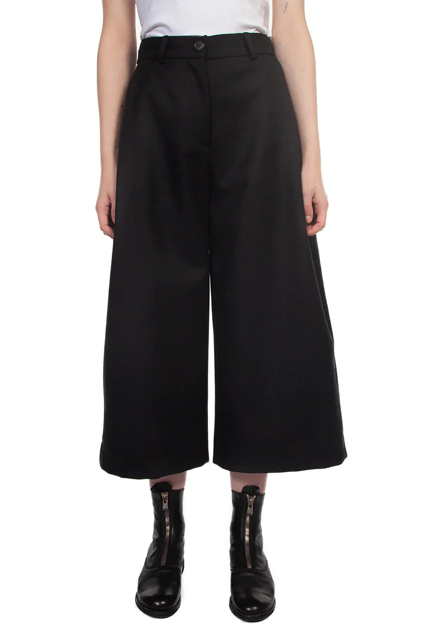 Wide Legs Cropped Trousers Trousers Cargo Utility