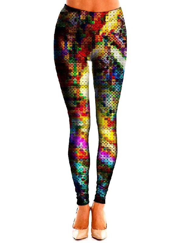 Blotted Leggings Stylish Printed Sport Leggings