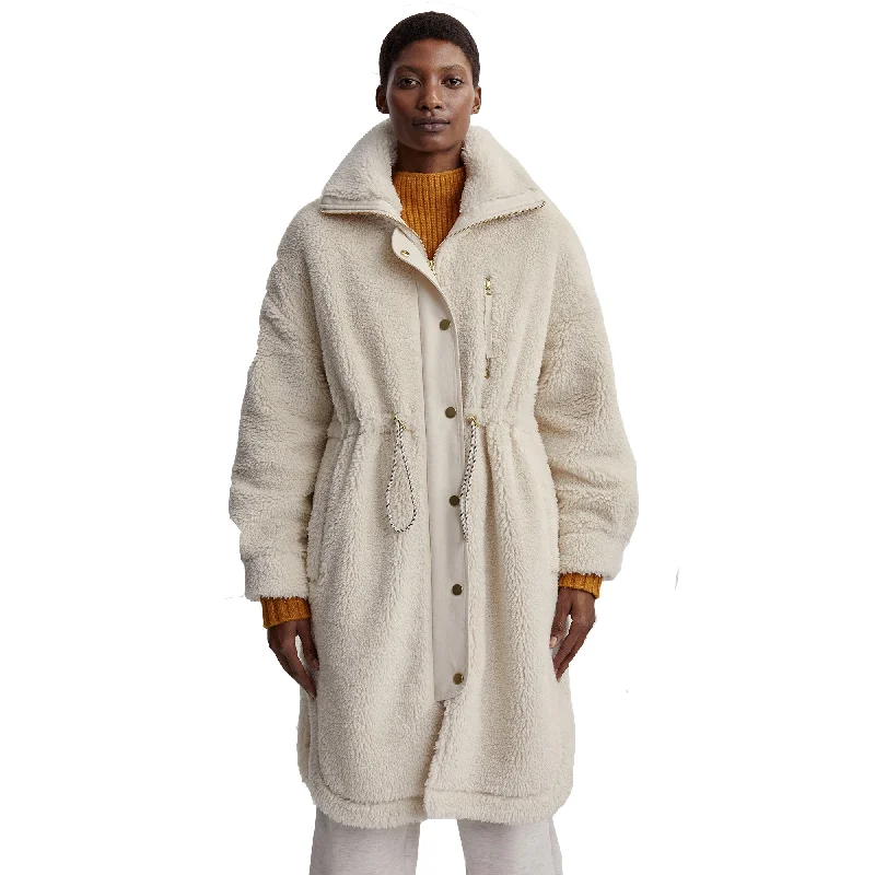 Varley Jones Sandshell Womens Coat Blazer Duffle Coat Pea Coat