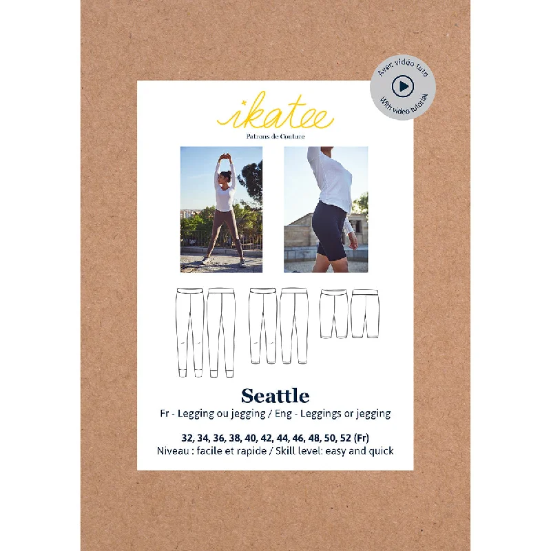SEATTLE Mum Legging Jegging - Woman 32-52 - Paper Sewing Pattern Elegant Sheer Leggings SEATTLE Mum Legging Jegging - Woman 32-52 - Paper Sewing Pattern Elegant Sheer Leggings