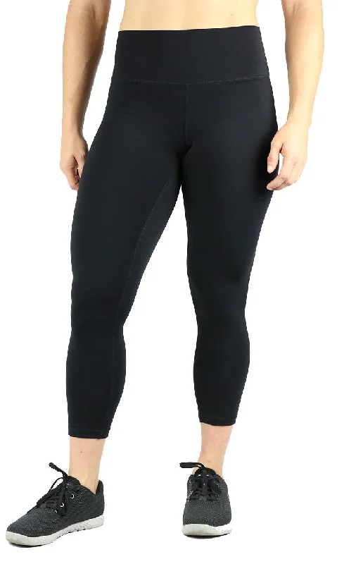 Brooke Capri Performance Leggings Chic Floral Print Leggings