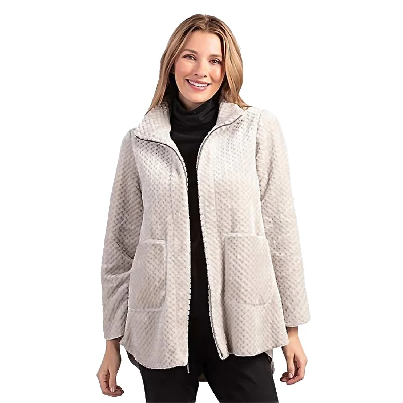 Women's Habitat Sherpa Car Coat Putty Off-the-Shoulder Jacket Double-Breasted Coat Single-Breasted Coat