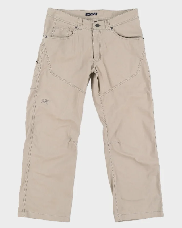 Arc'teryx Beige Tech Utility Trousers - W32 L29 Trousers Top Rated