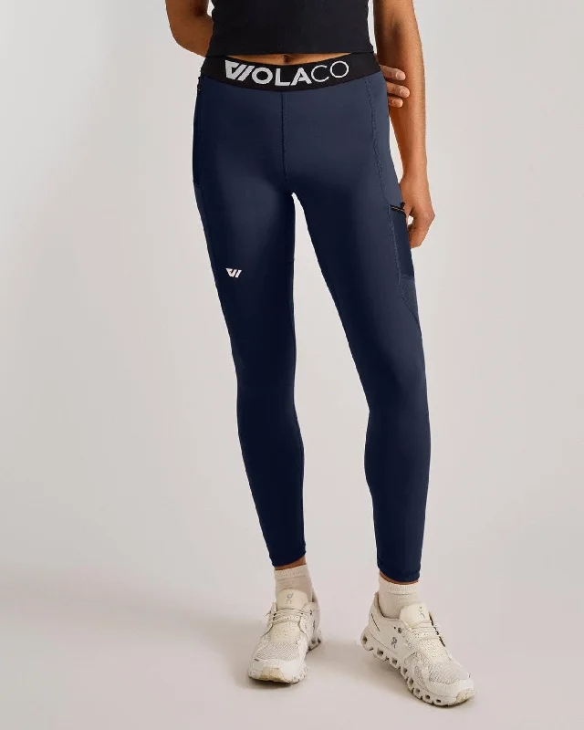 Fulton Legging in Navy Comfortable Workout Fitness Leggings