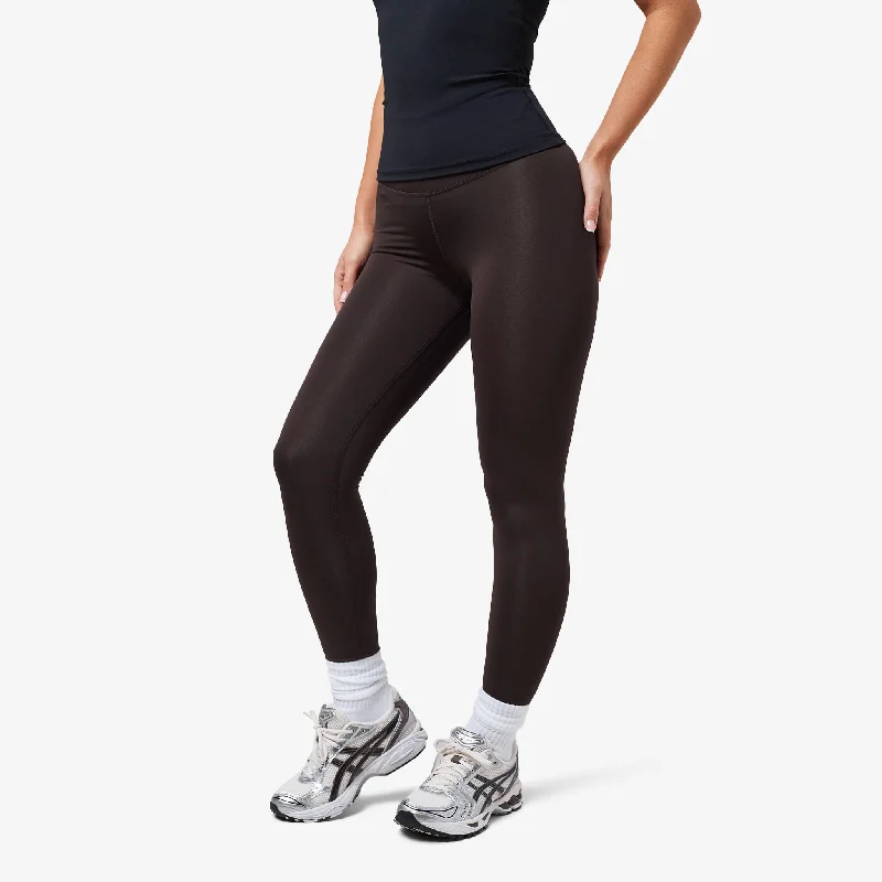 Second Skin Legging | Coffee Casual Slim-Fit Leggings