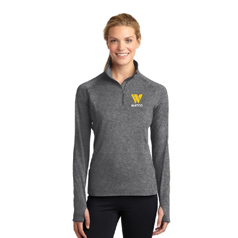 Sport-Tek® Ladies Sport-Wick® Stretch 1/2-Zip Pullover - LST850 Soft Wool Sweater