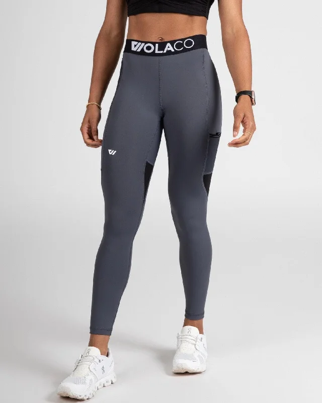 Fulton Legging in Hudson Grey Chic Floral Print Leggings