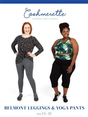 Belmont Leggings & Yoga Pants by Cashmerette Trendy Spandex Leggings