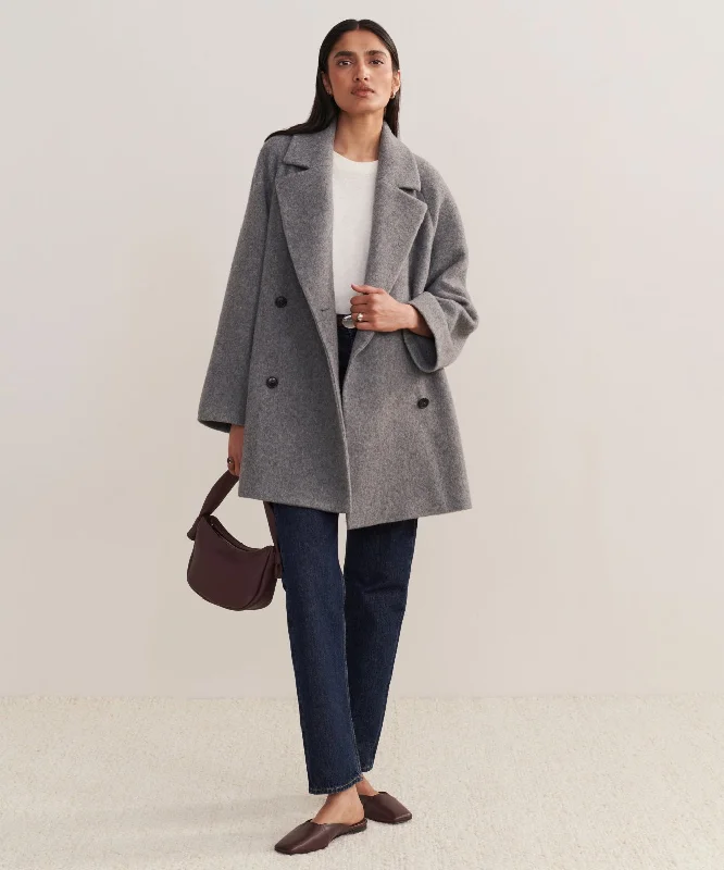 Caroline Coat Striped Polka Dot Floral
