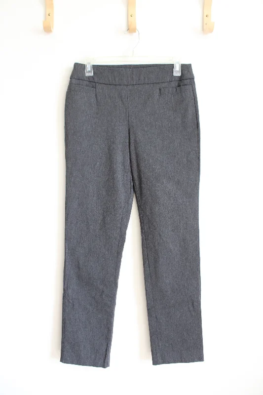 Croft & Barrow Dark Gray Trouser Pants | 4 Regular Trousers stylish modern