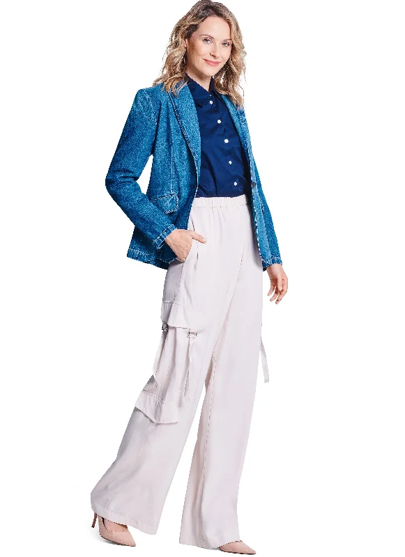 Burda Trousers 5801 Trousers Denim Distressed
