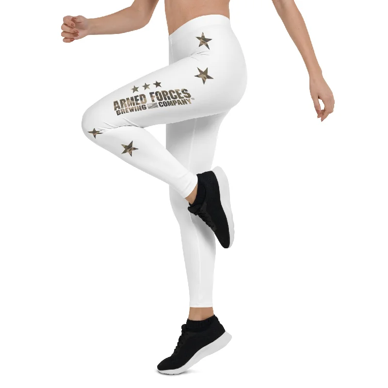 White & Camo Leggings Fashionable Seamless Leggings