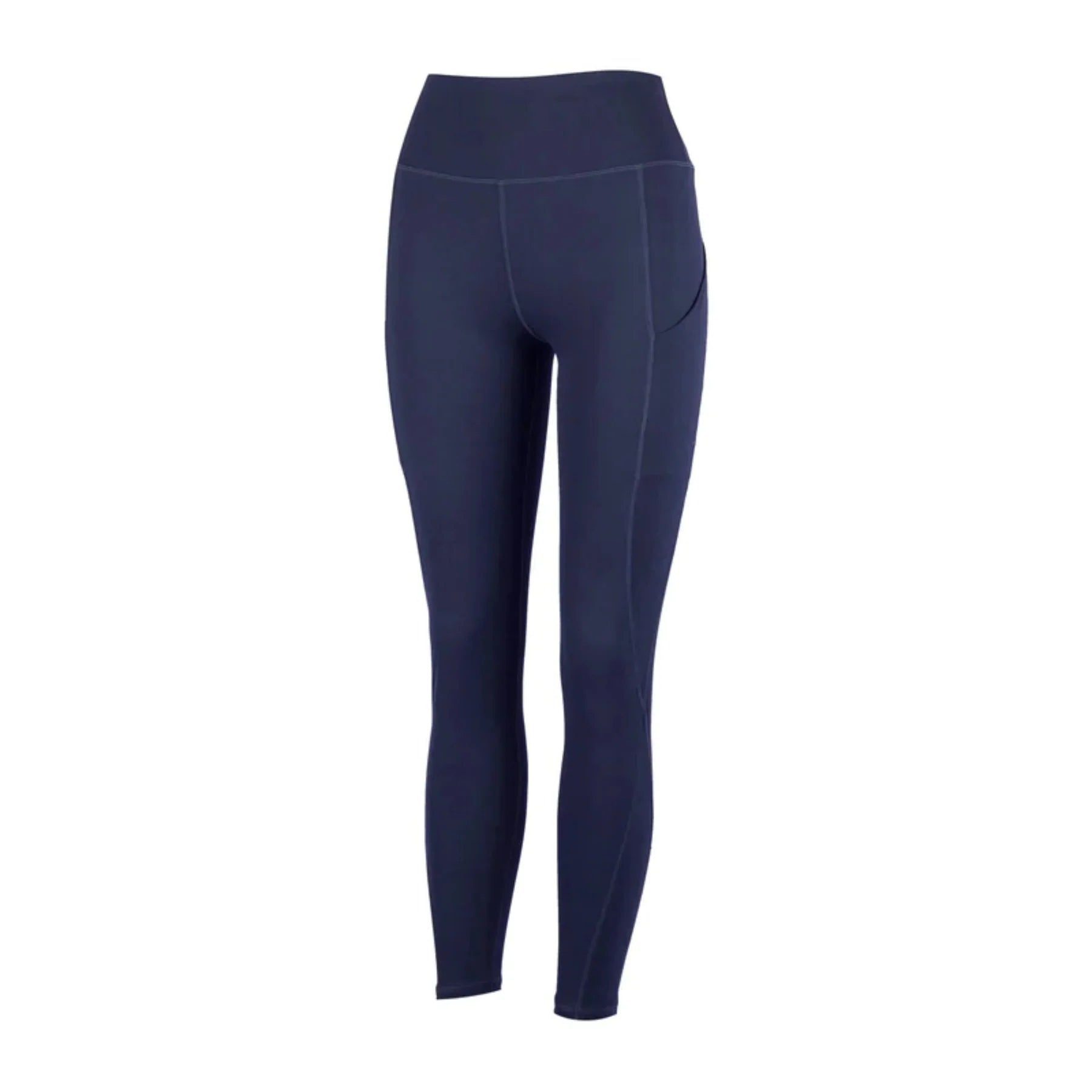 RIDGELINE Ladies Infinity Leggings - Navy Trendy Seamless Sports Leggings