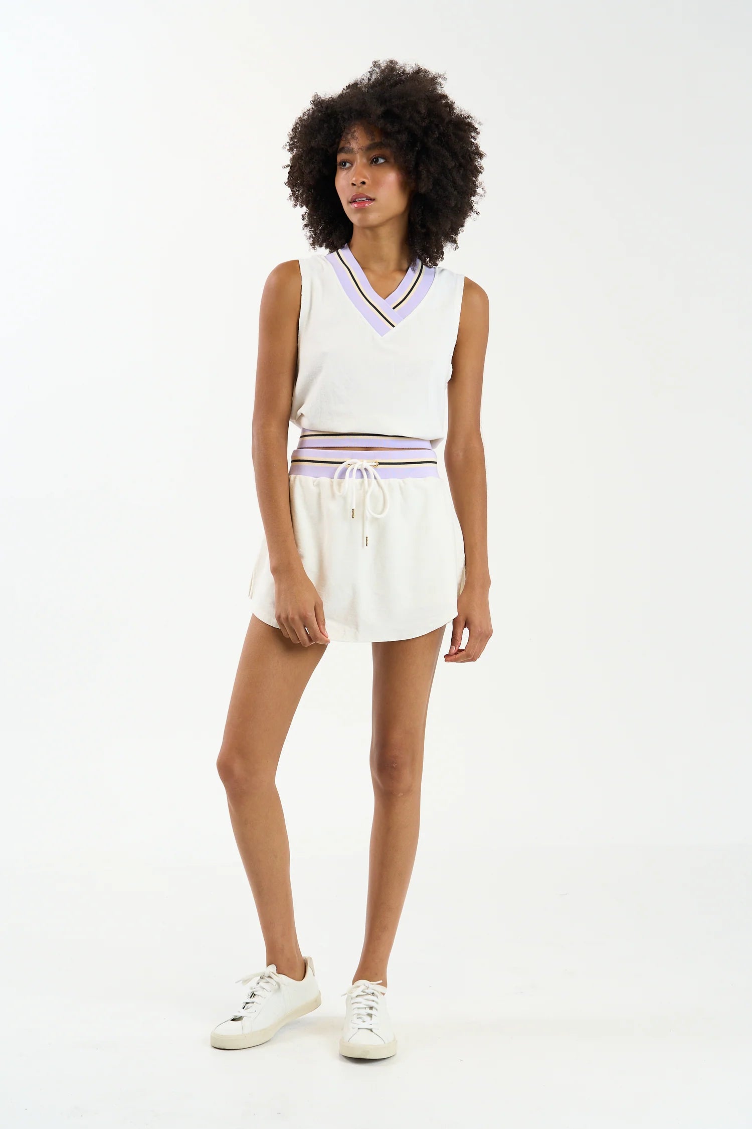 Ashton Pullover-Coconut Milk One Shoulder Top