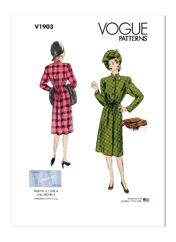 Vogue Pattern V1903 Misses' Coat Stole Shawl Scarf