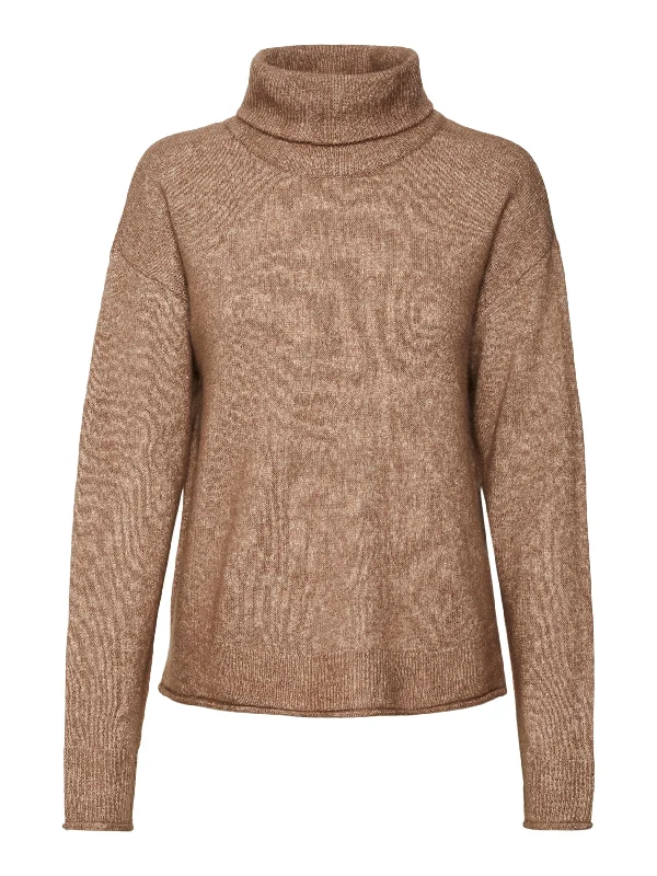 VMKADEN LS ROLLNECK PULLOVER GA BF Open Neck Pullover