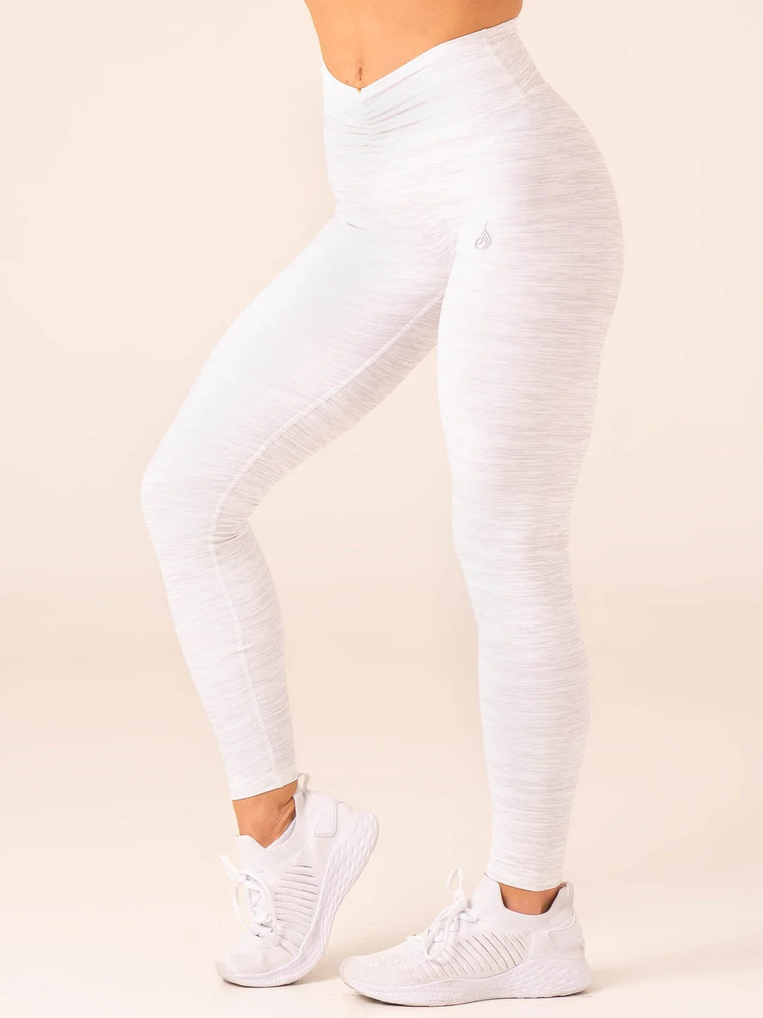 Ryderwear | Tempo Leggings - Snow Grey Marl Stylish Stretch Print Leggings