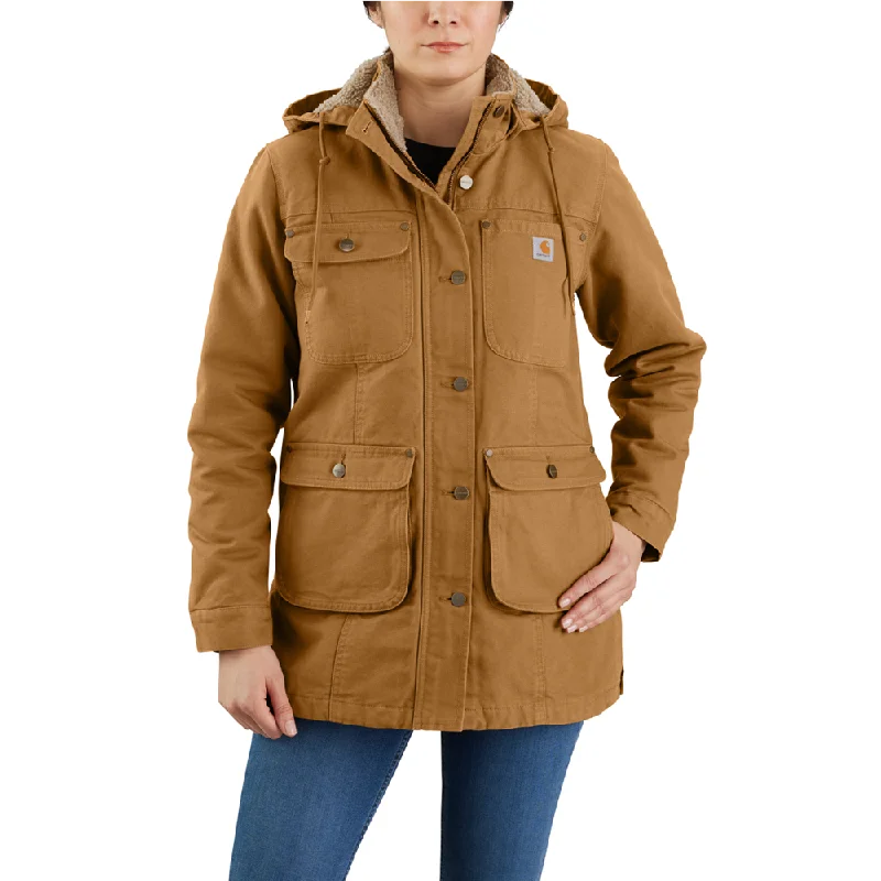 Carhartt  WOMENS Loose fit Weathered Duck Coat (OC5512) Down Puffer Quilted