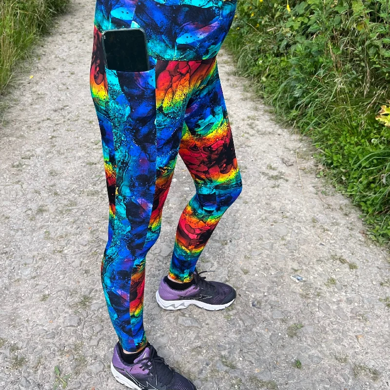 PDF Pattern - Jupiter Leggings - Adult Female/Curve Fit | Waves & Wild Elegant Metallic Leggings