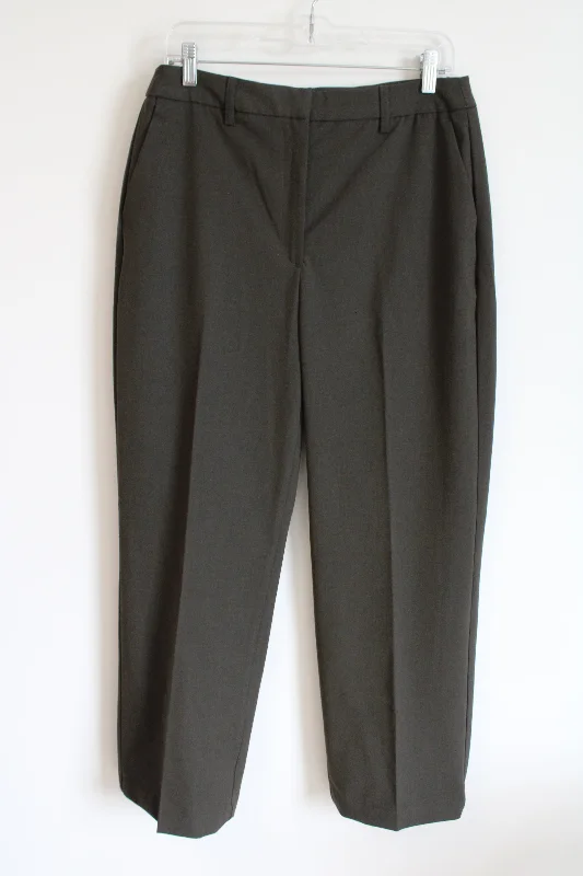 Rachel & Zoe Dark Brown Trouser Pant | 10 Trousers Velvet Soft