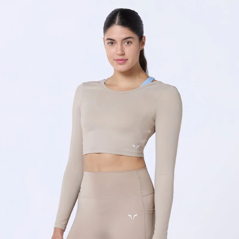 Warrior Crop Top 2.0 - Cobblestone Chenille Fabric Brocade Fabric Lace Fabric