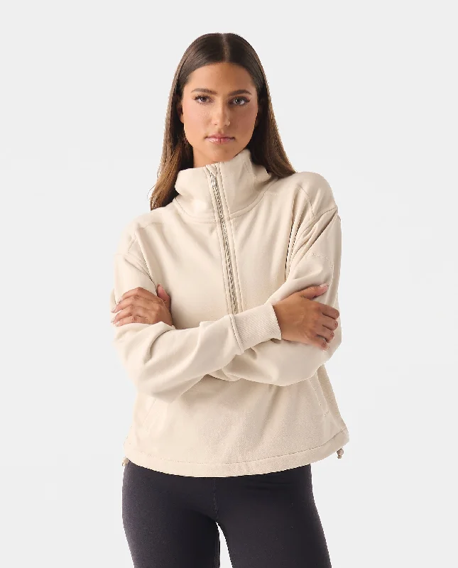 Kensi Pullover Dune Thick Cable Knit
