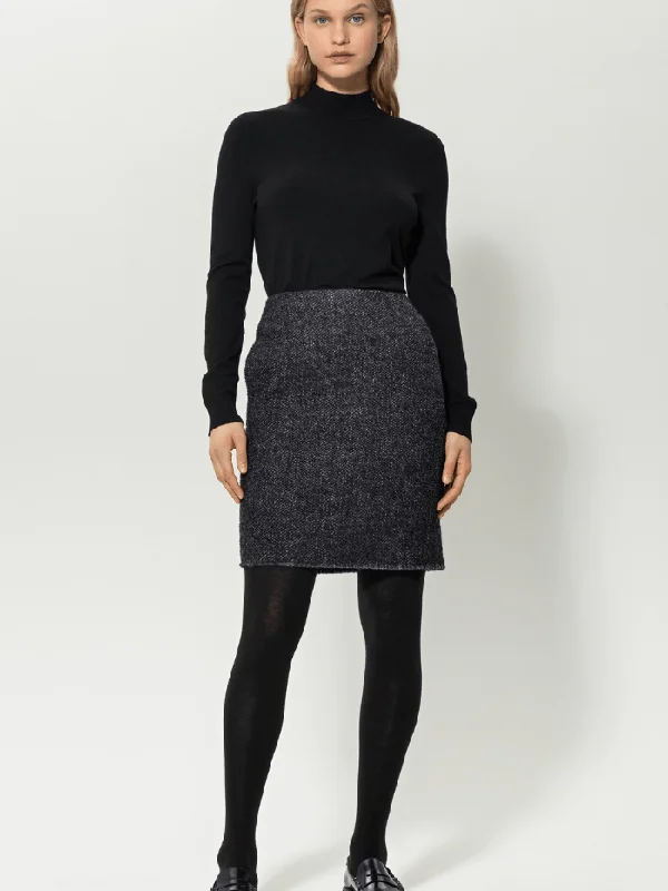 Luisa Cerano Black Turtleneck Pullover 188326 5094 Col 0001 Square Neck Pullover