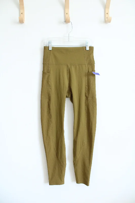 NEW Joy Lab Olive Green Leggings | XS Comfortable Full-Body Compression Leggings