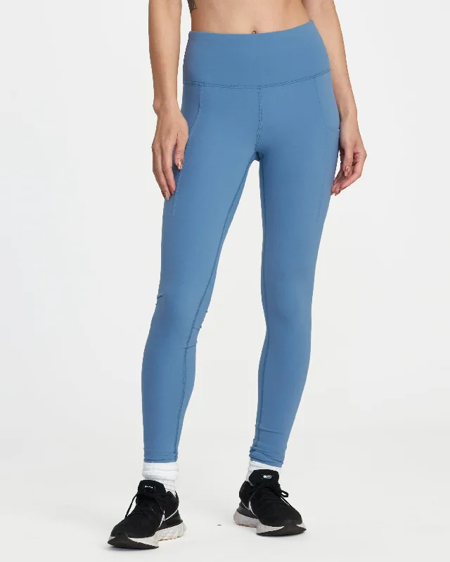 VA Essential Pocket Legging II Pants - Coronet Blue Fashionable Seamless Leggings