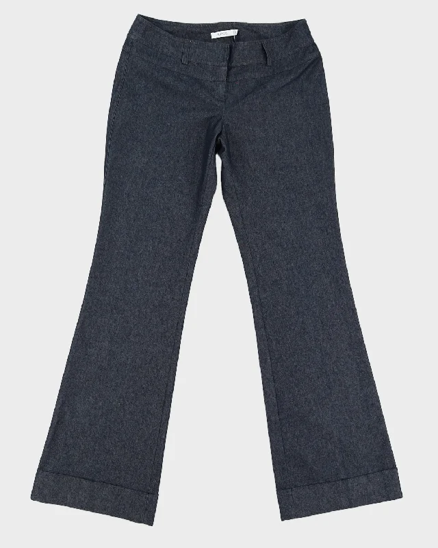 Y2K Low-Waisted Navy Trousers - S Trousers practical durable