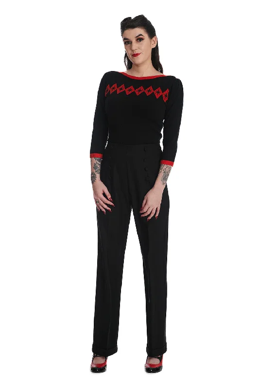 Banned Apparel - Book Worm Trousers Trousers Gym Athletic