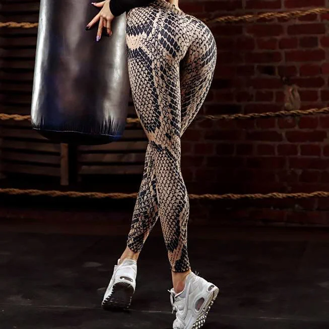 Serpent Leggings - Upsells Stylish Colorful Activewear Leggings