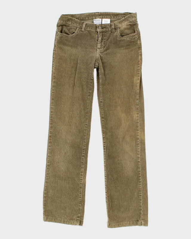 Women's Columbia Tan Corduroy Trousers - W32 L31 Trousers Chinos Classic