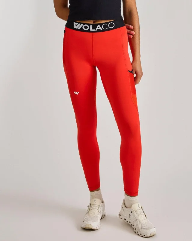Fulton Legging in Lava Comfortable Lounge Leggings