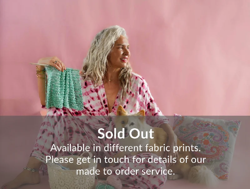 Island life Trousers - Magenta Tie Dye Trousers Sale Discount