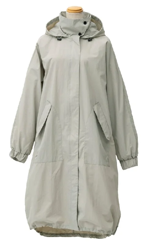 Rain Coat Hooded Coat Turtleneck Wrap Cape
