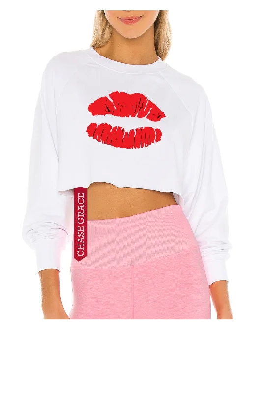 Wee White Crop Top Collared Crop Top Boat Neck A-Line