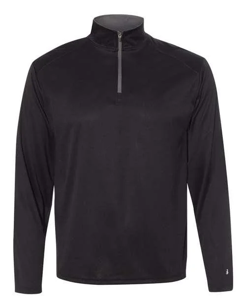 Badger B-Core Quarter-Zip Pullover 4102 Bateau Neck Pullover