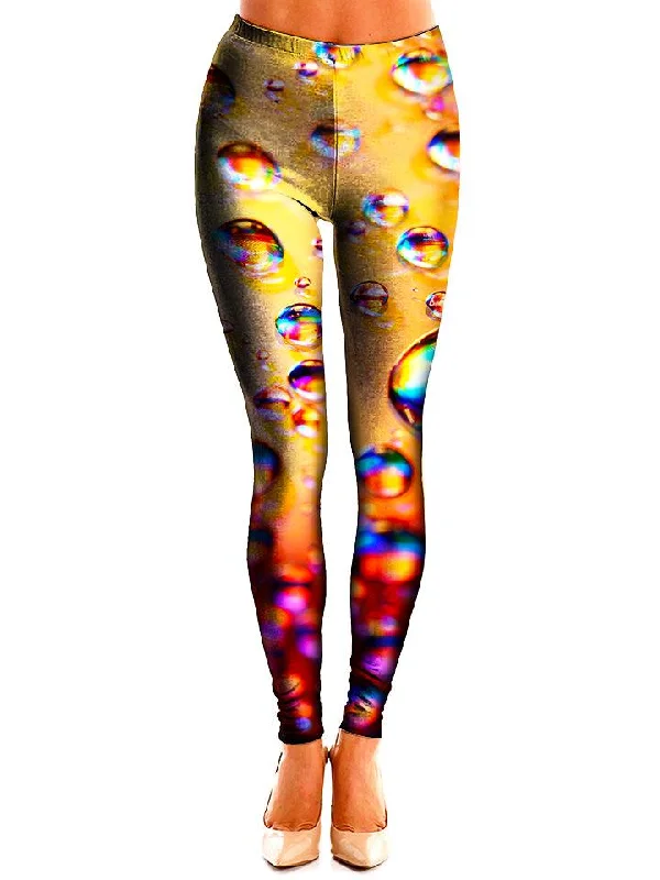 Bubbles Leggings Trendy Color Block Leggings