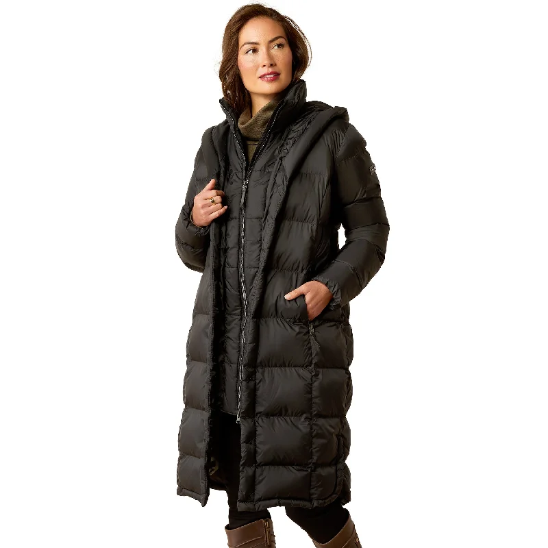 Norfolk Long Puffa Coat Nylon Polyester Spandex