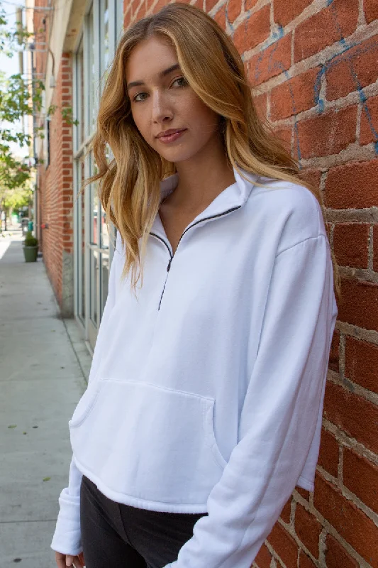 Half Zip Pullover Thick Cable Knit