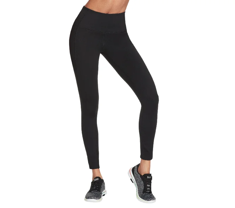 Leggings pour femmes Skechers - GOFLEX HIGH-WAIST Trendy Faux Suede Leggings