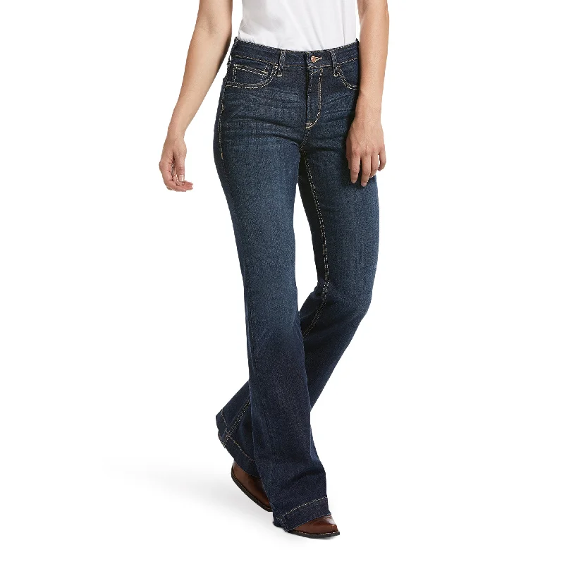 Slim Trouser Ella Wide Leg Trousers practical easy-care