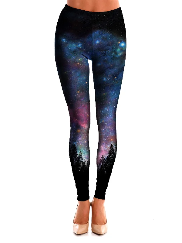 Galactic Valley Space Leggings Cozy Lounge Pants Leggings