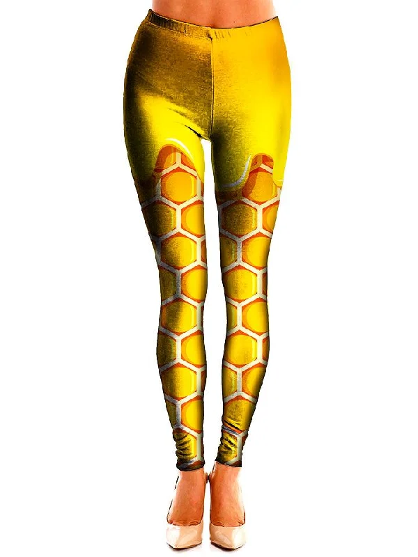 Honey Leggings Casual Black Leggings