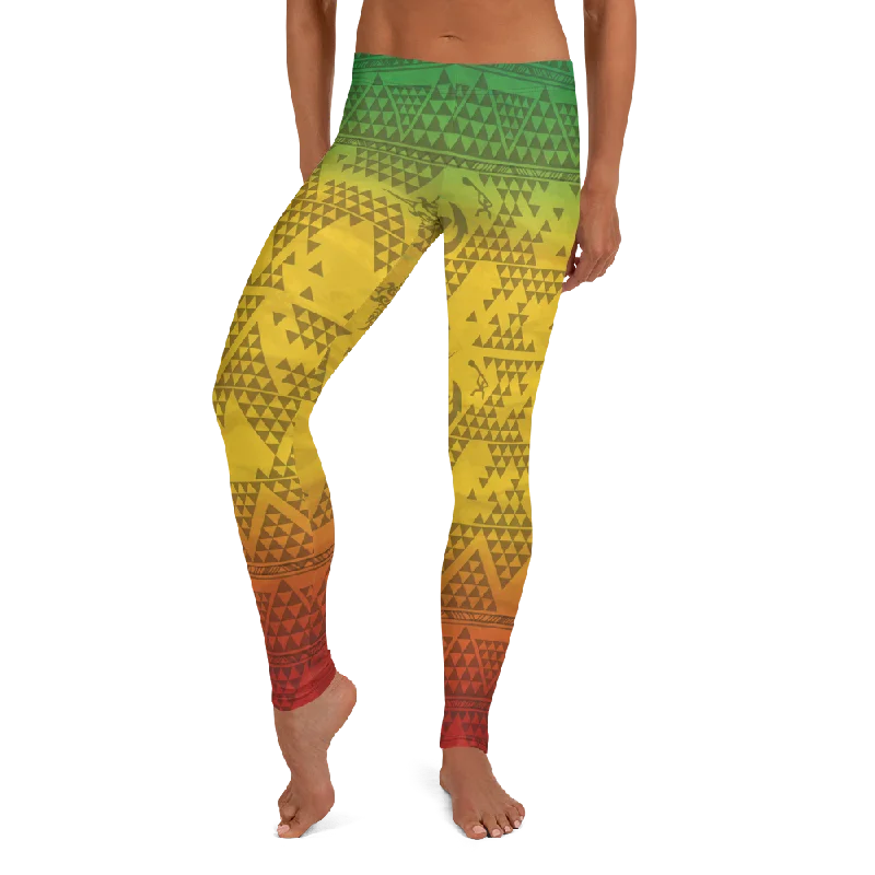 RASTA 1 Leggings Comfortable Power Mesh Leggings