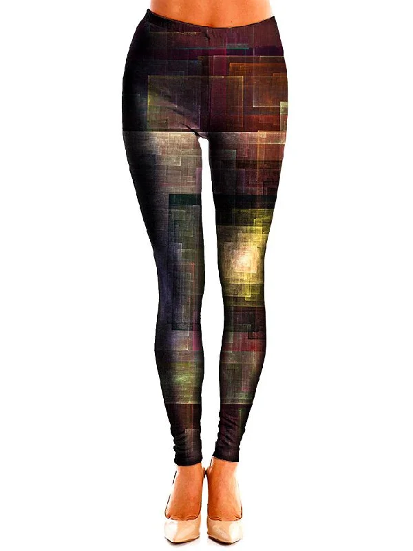 Colorful Impressions Leggings Stylish Patterned Active Leggings